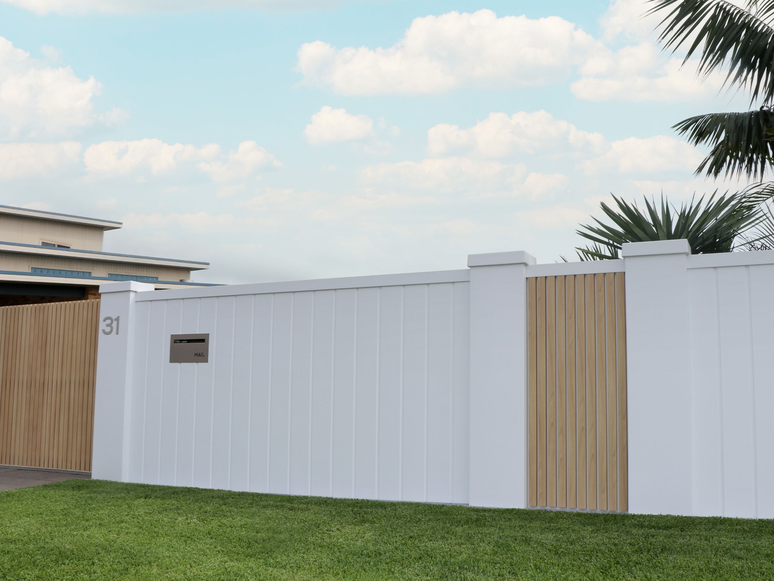 Beachy boundary wall ideas