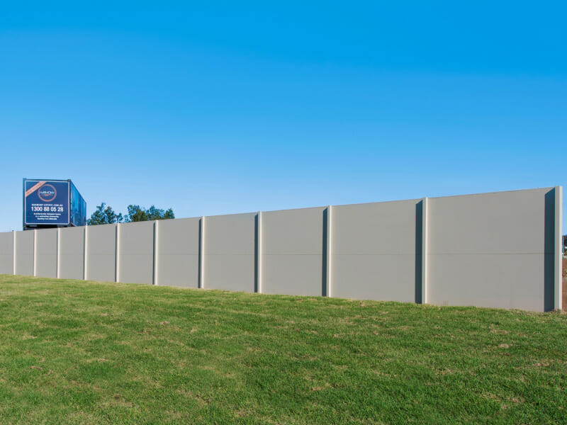 Commrical Case Developer Saves Money and Land by Combining Acoustic and Retaining Walls