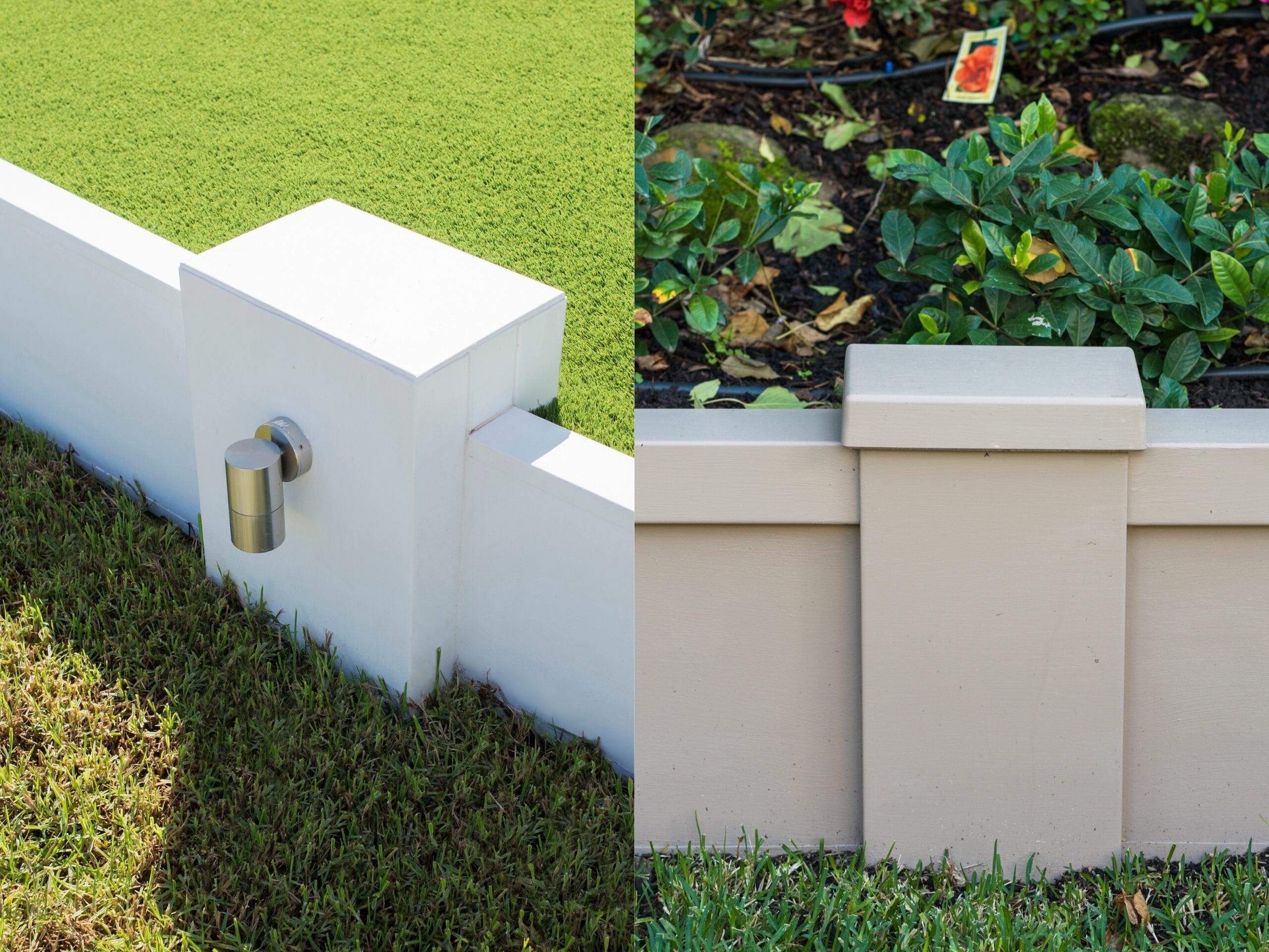 Customise your ModularWalls to reflect your unique design style by choosing between flush or external post tops
