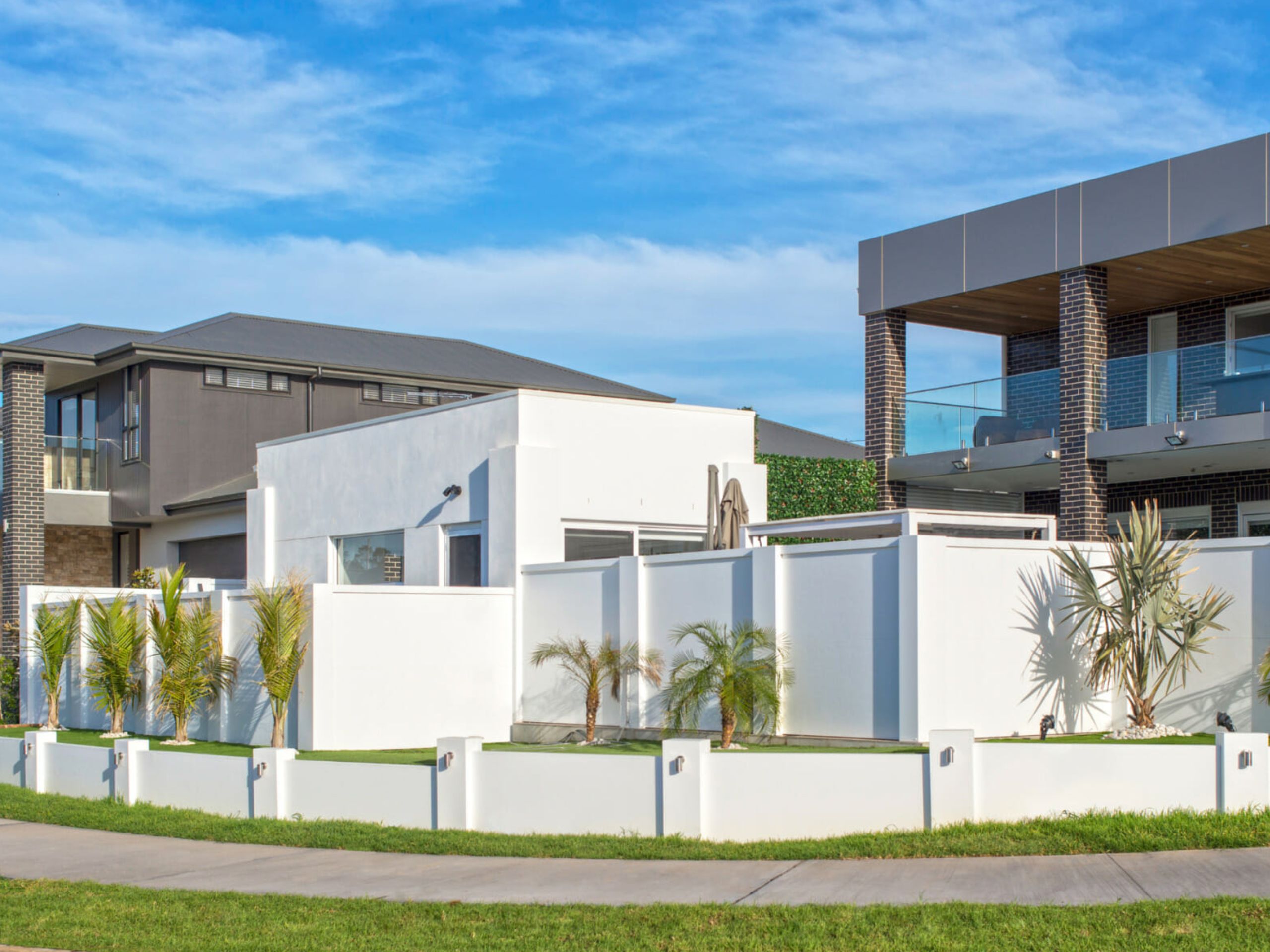 Creative retaining walls can transform a space