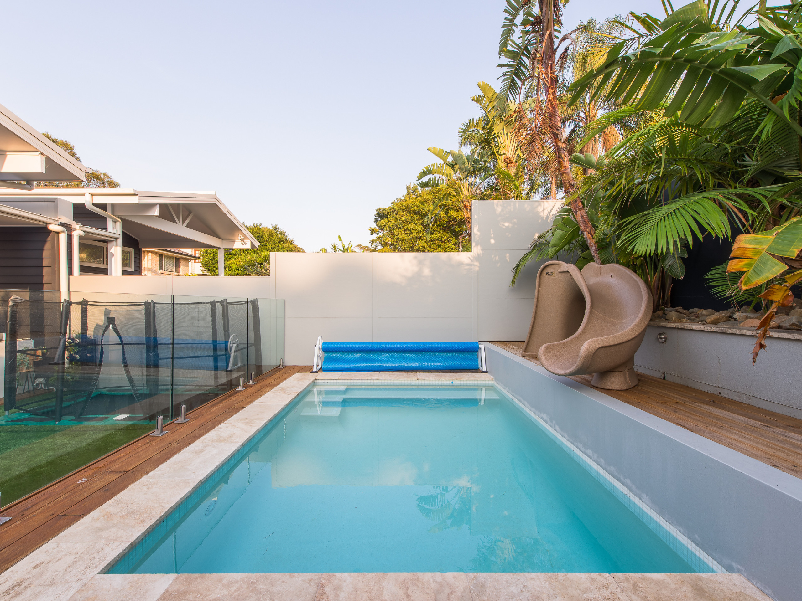 TrendWall boundary fence Outdoor Pool Area