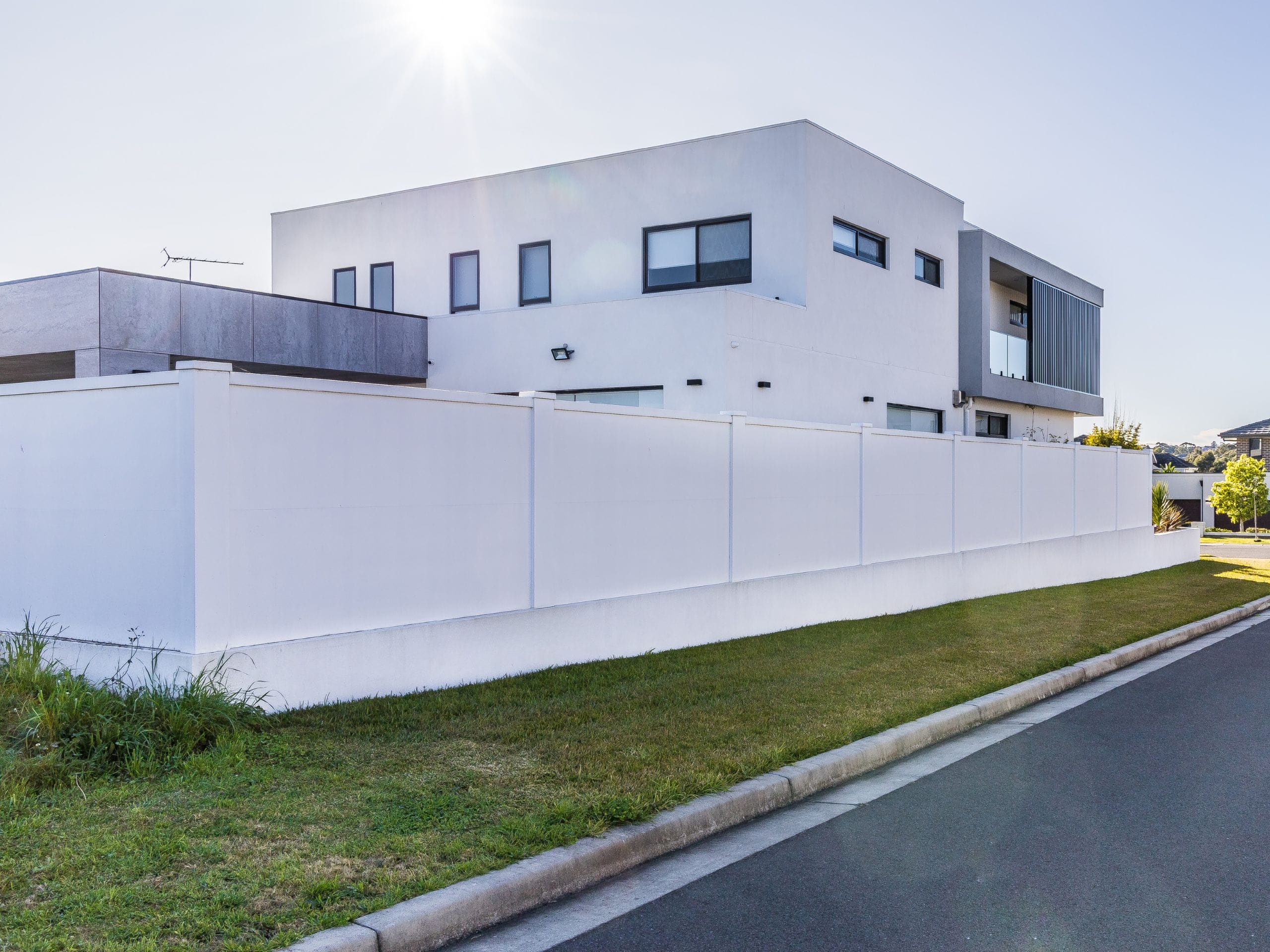 Acoustic performance doesn't mean compromising on style. ModularWalls can be customised with paint colours, textures, capping, lighting, gates and landscaping to suit a wide range of architectural styles.