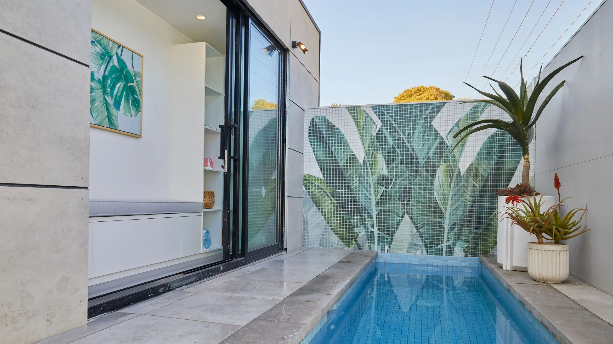 TrendWall The Block Pool Wall Small Backyard Ideas