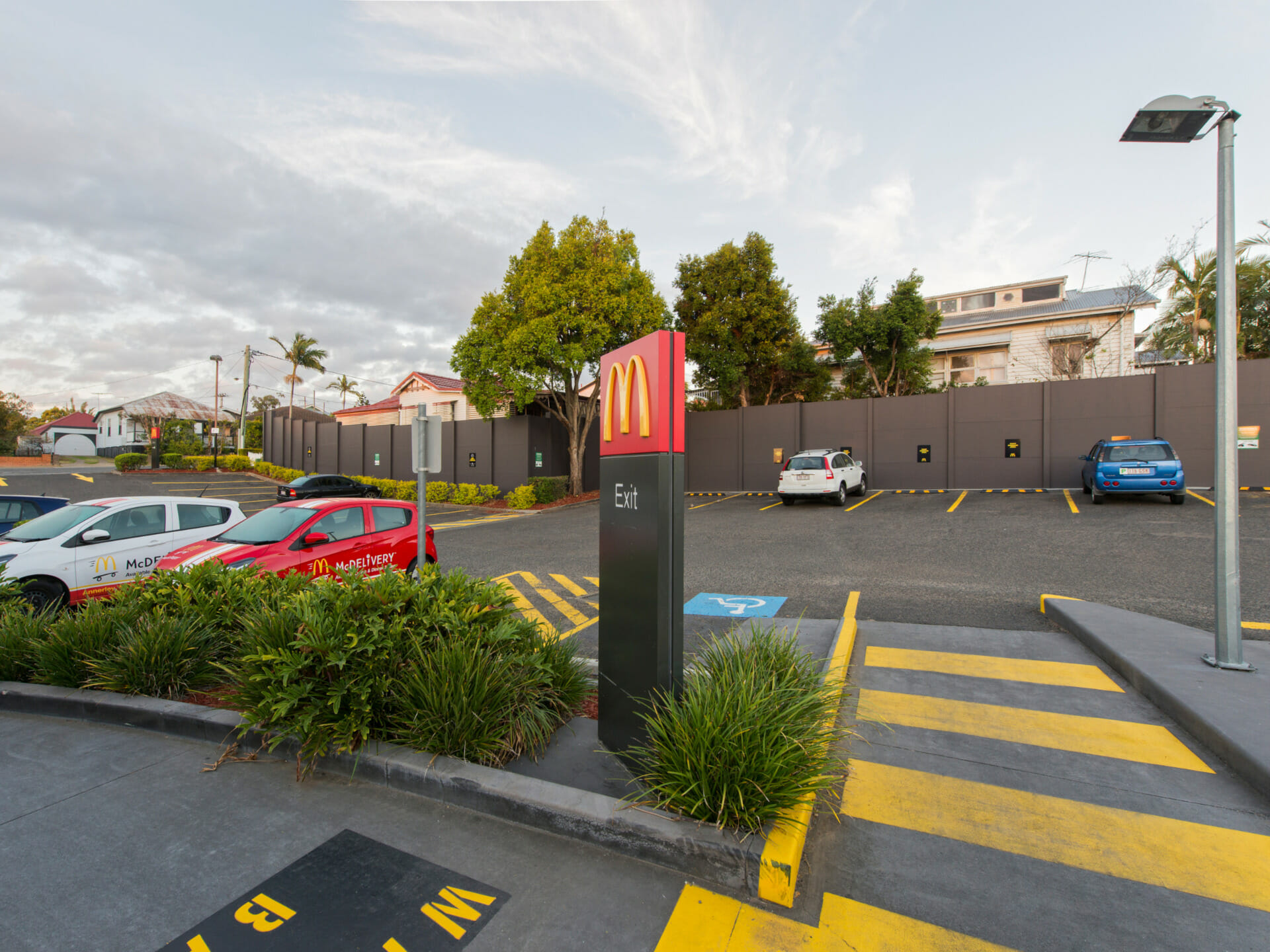 AcoustiMax Noise Barrier for McDonalds