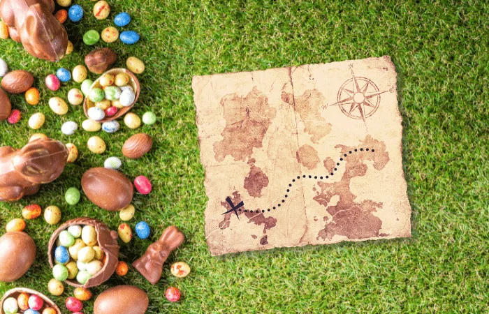 Easter Egg Hunt Treasure Map