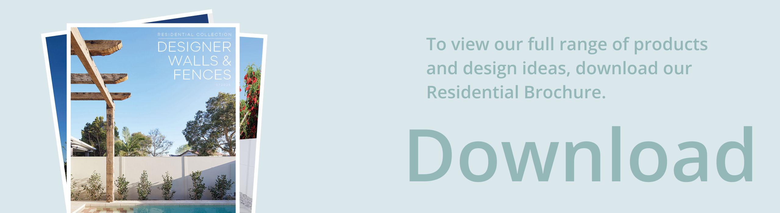 Residential Brochure CTA Banner
