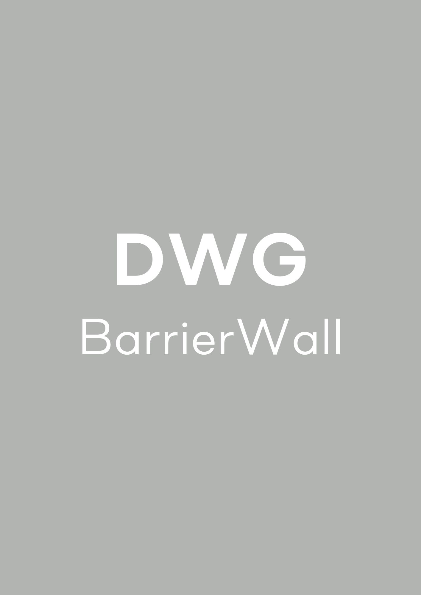 BarrierWall DWG