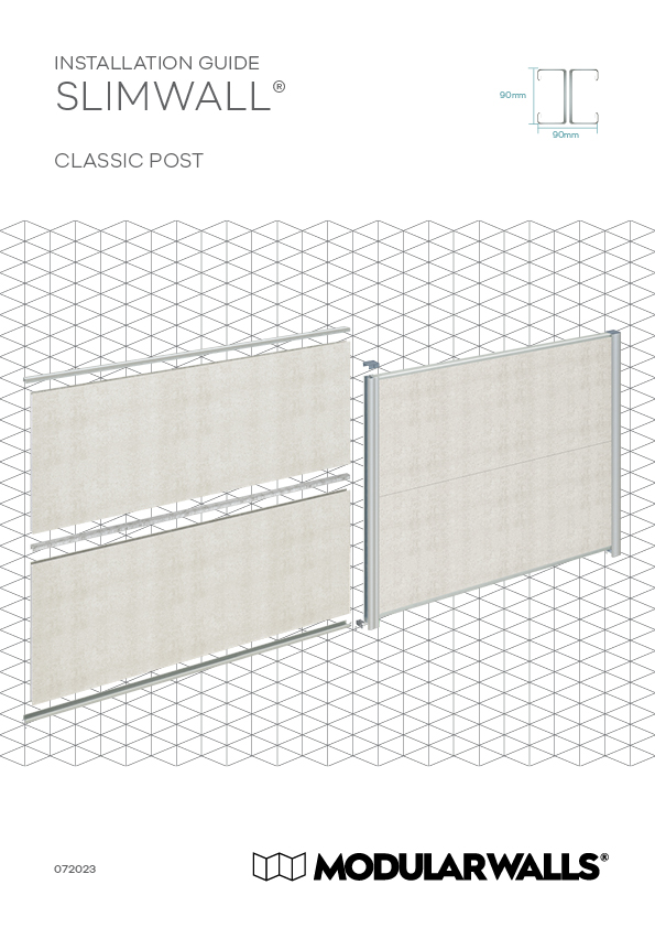 SlimWall Classic Install Guide front cover