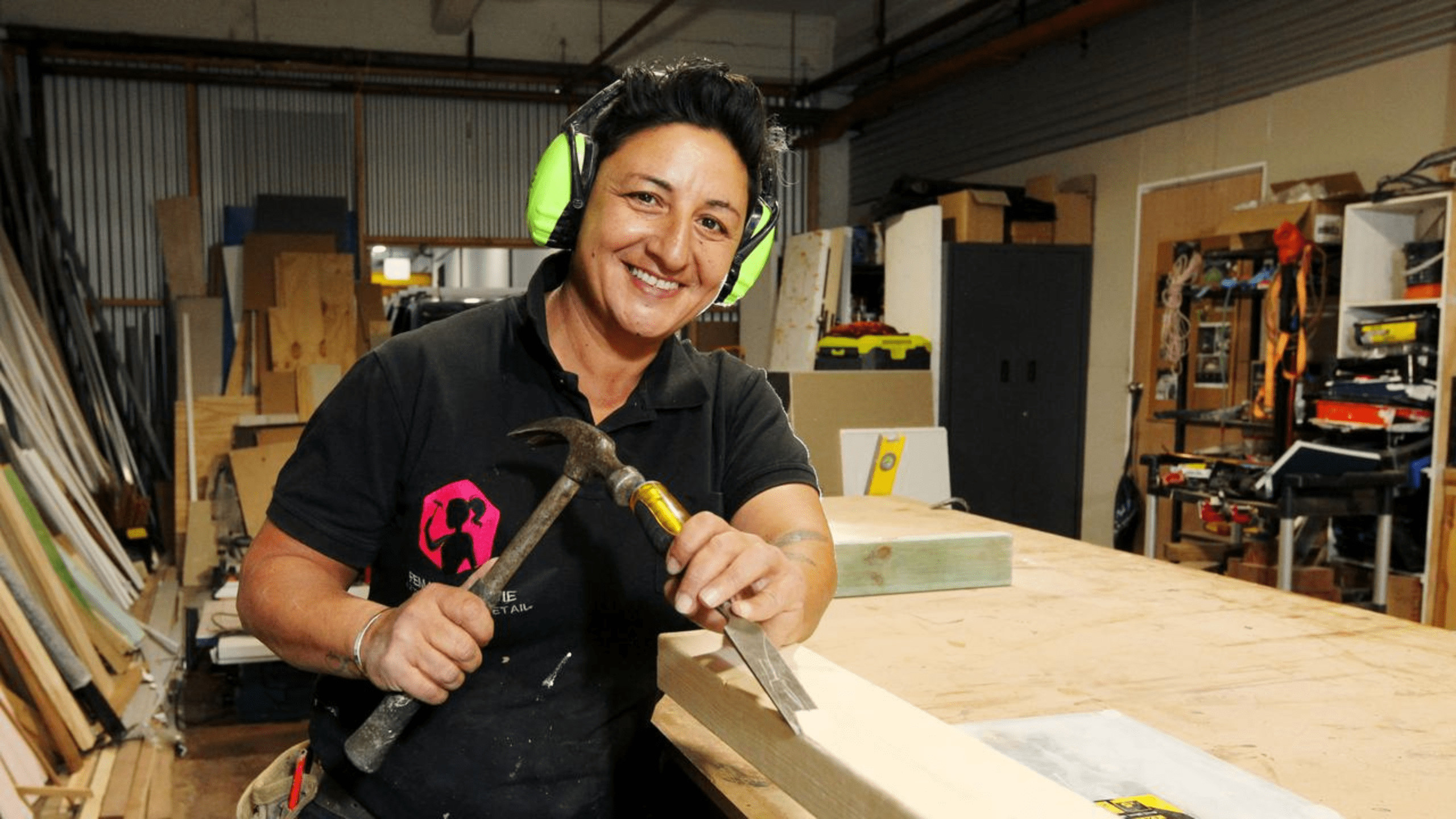 Women in Construction - the tradie lady