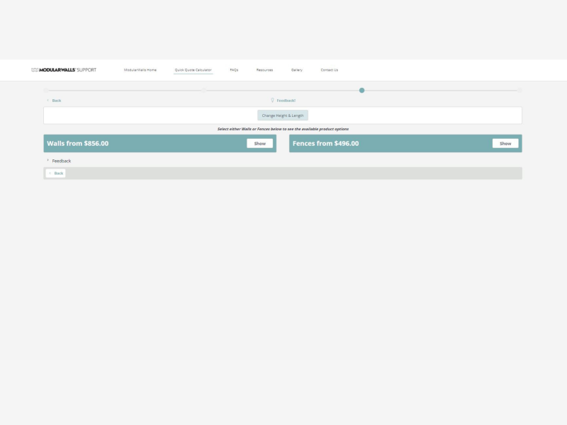 Fencing Quotes - Quick Quote Calculator | ModularWalls
