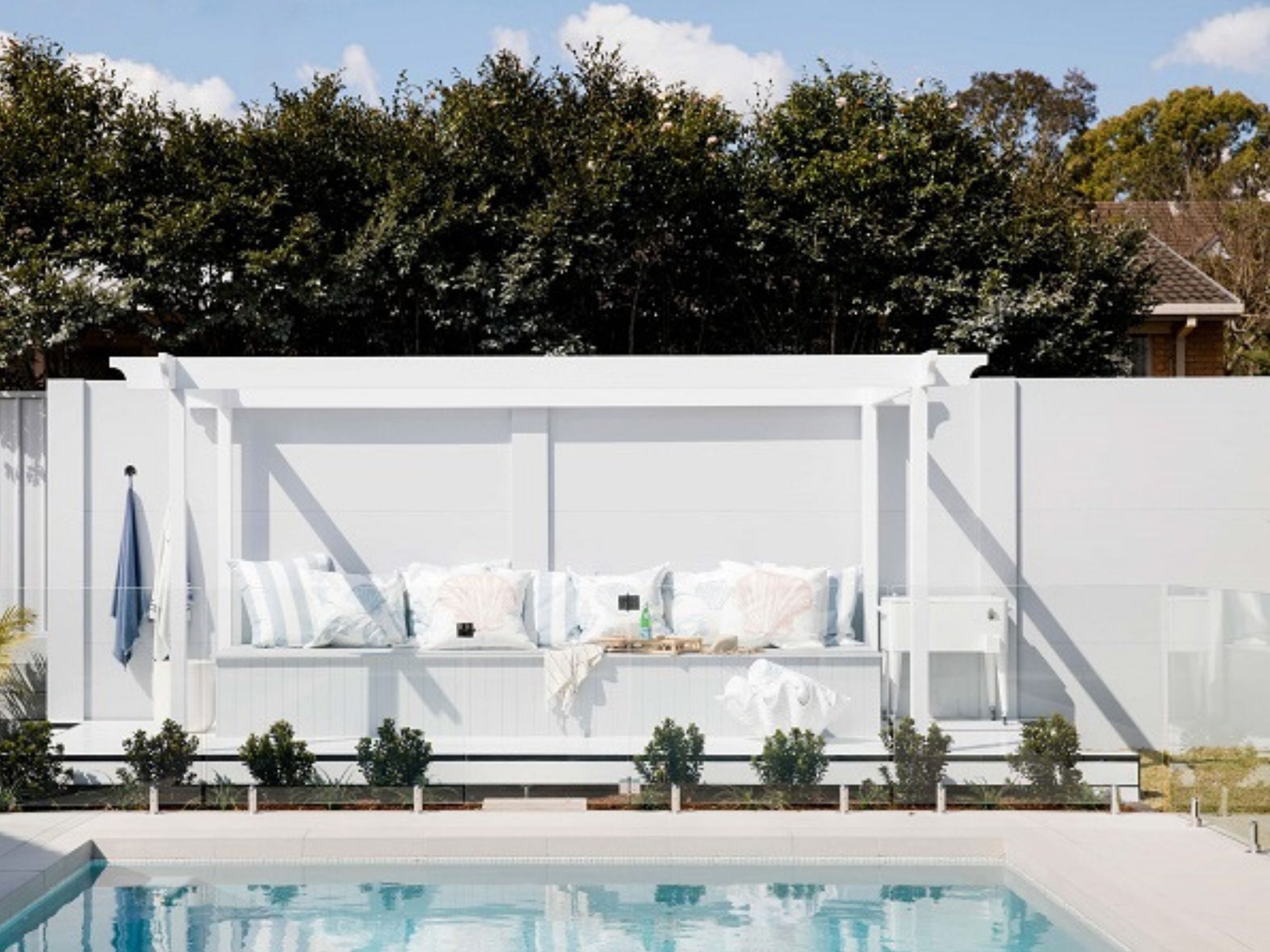 Instantly create a protected, private area with a ModularWalls privacy screen
