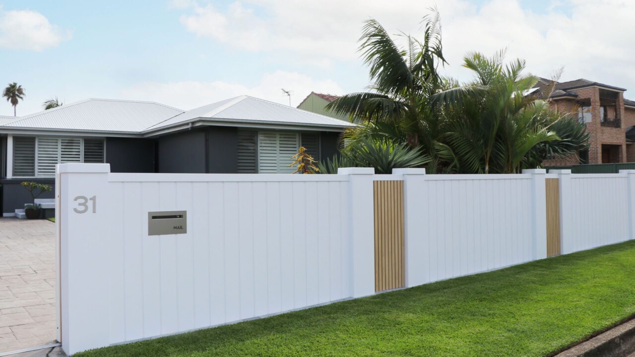 EstateWall DIY installation. Customised with cladding