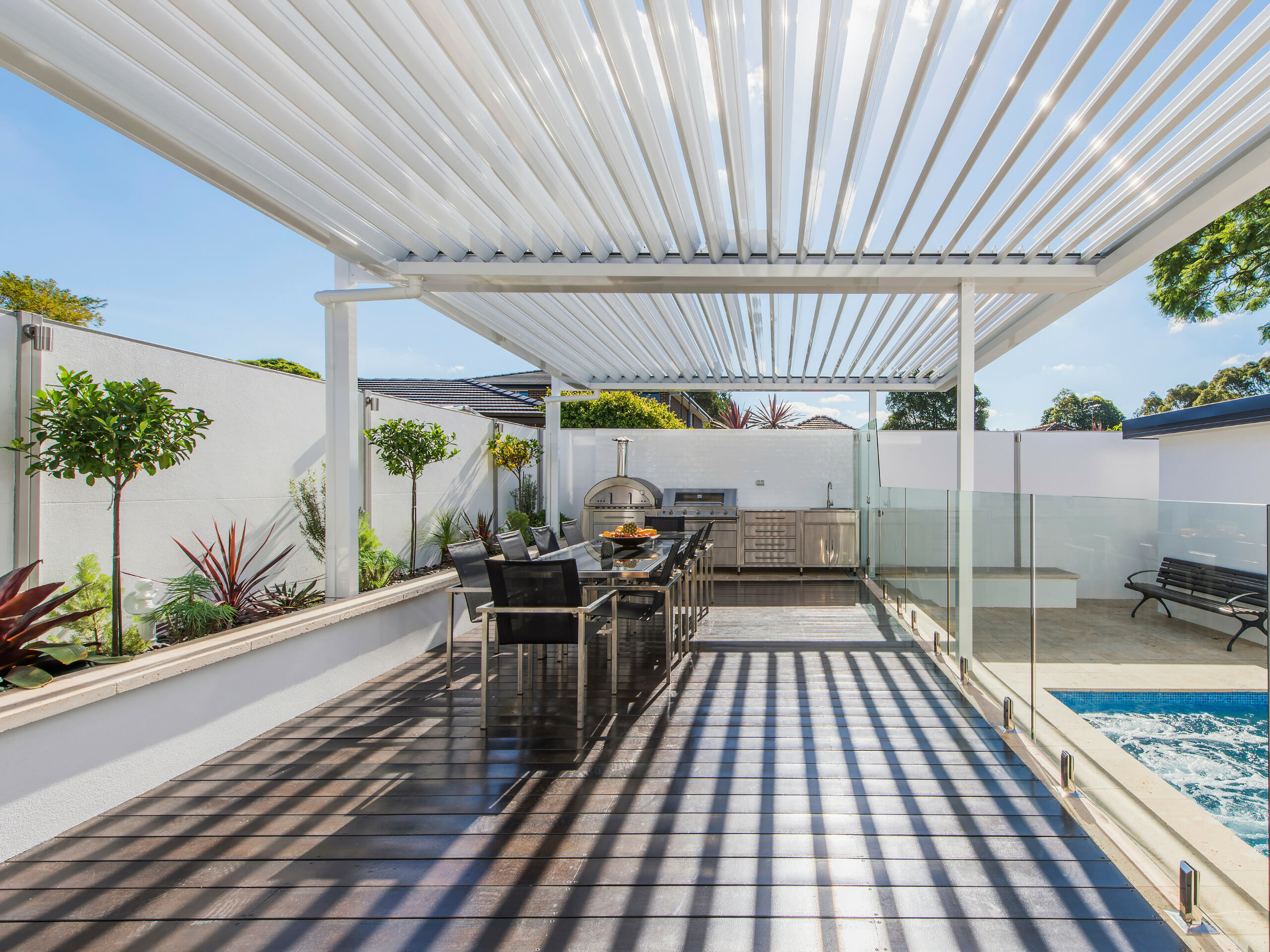 Shading is an important aspect to consider in backyard design