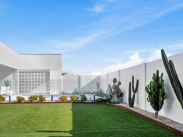 Discover 6 DIY pool landscaping ideas, from feature walls and stepping stones to gravel beds, steel edging and plants, for your own private backyard retreat.