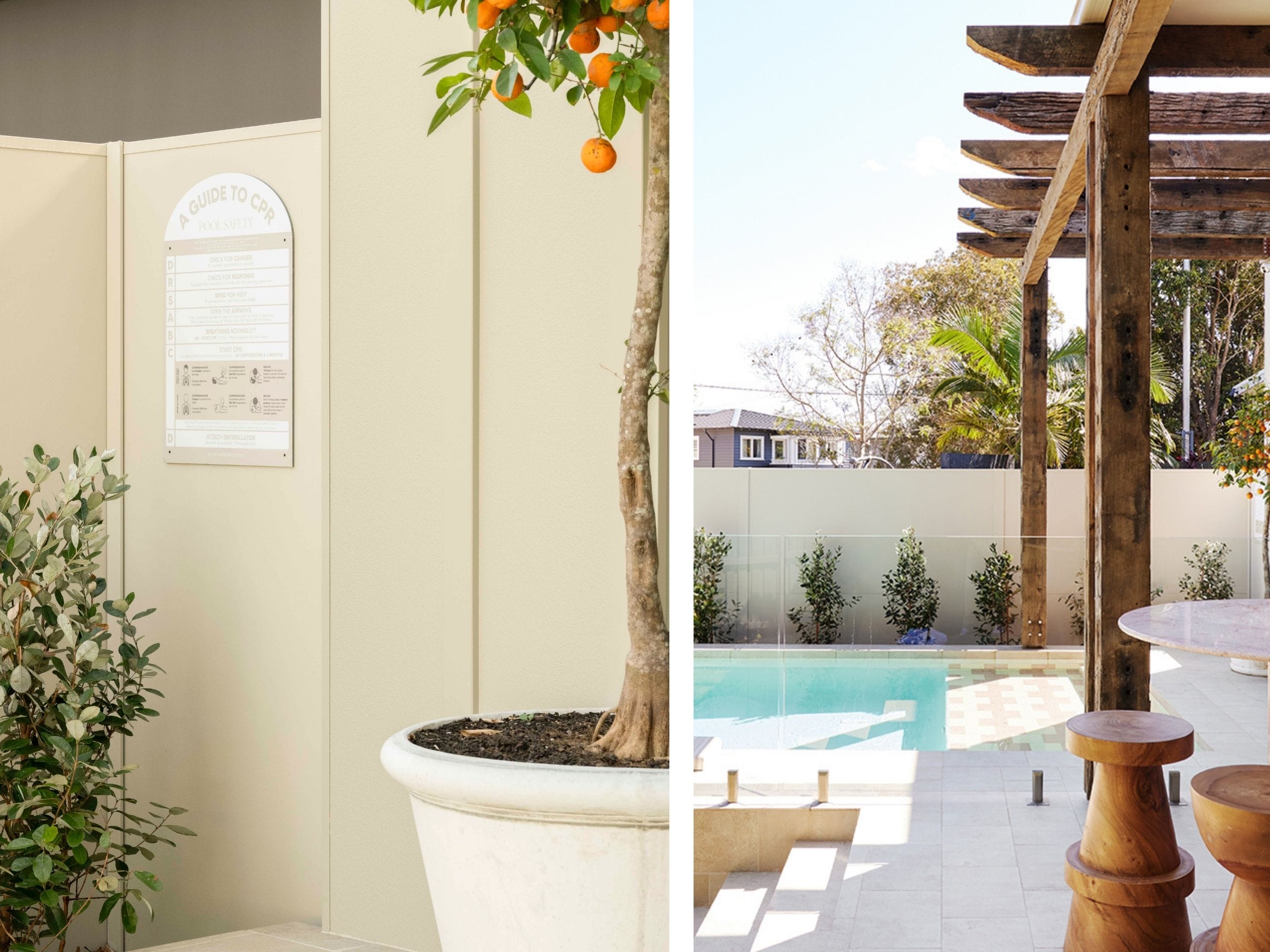 Attaching items to your modular fence panel is a quick, and easy way to create a modern sleek fence design