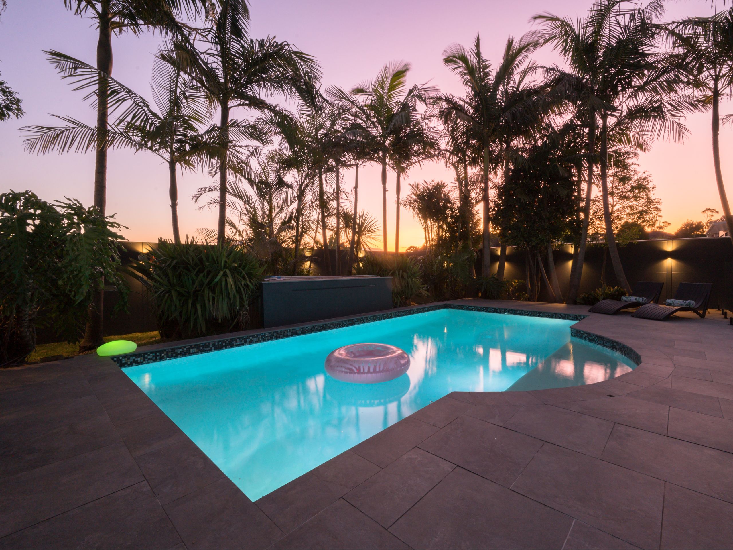 Extend the enjoyment of pool areas with outdoor lights 