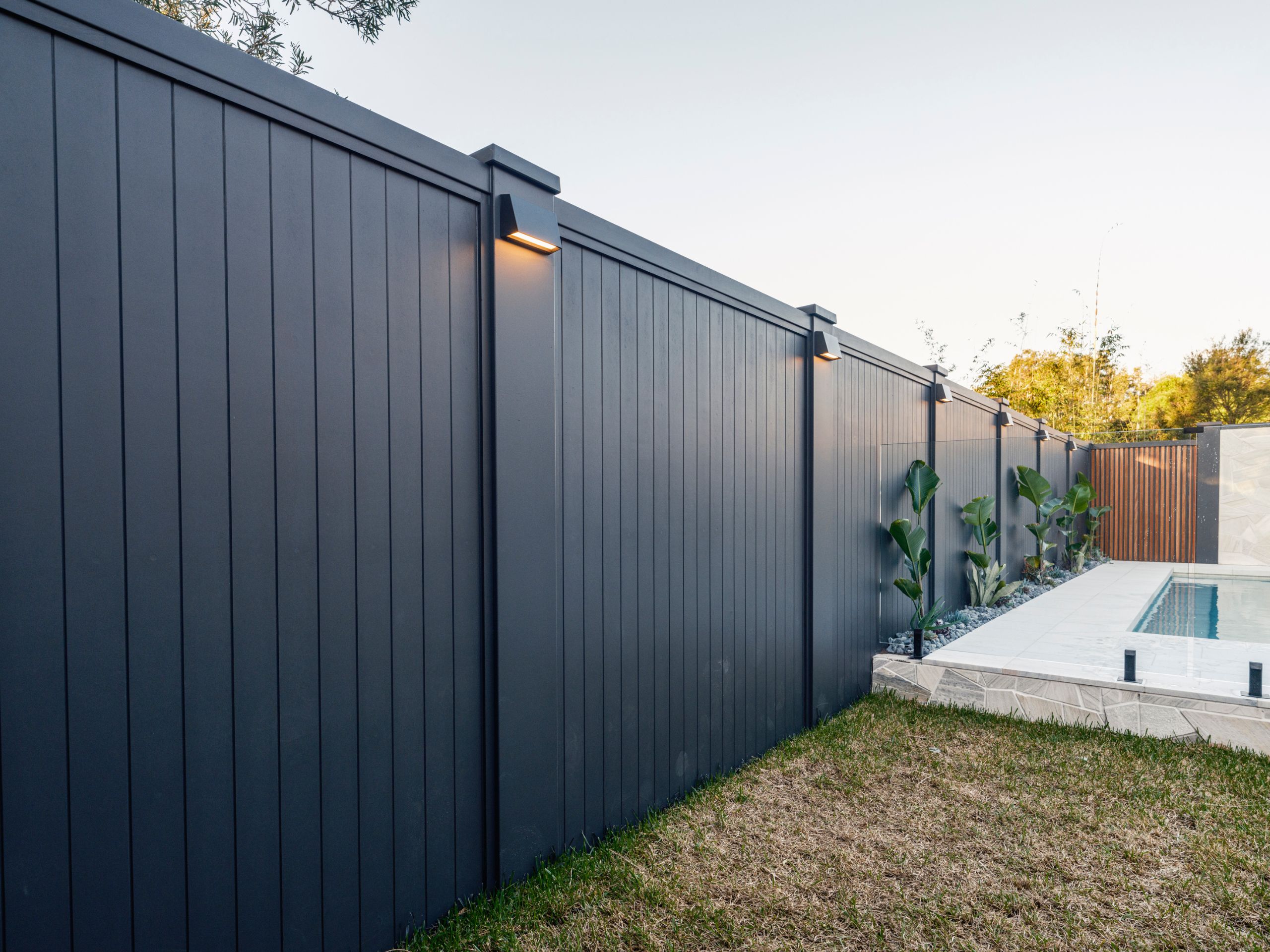 Geometric shapes add architectural detail