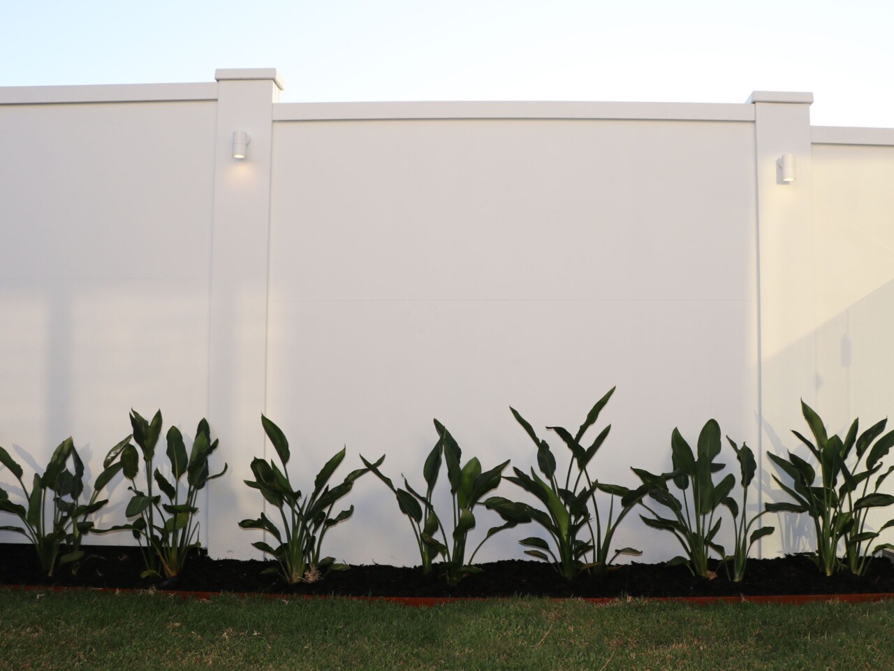 Oak and Orange VogueWall boundary wall