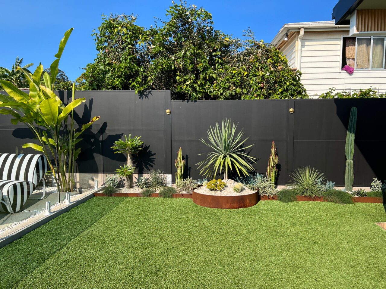 TrendWall adds privacy to Jimmy & Tam's backyard