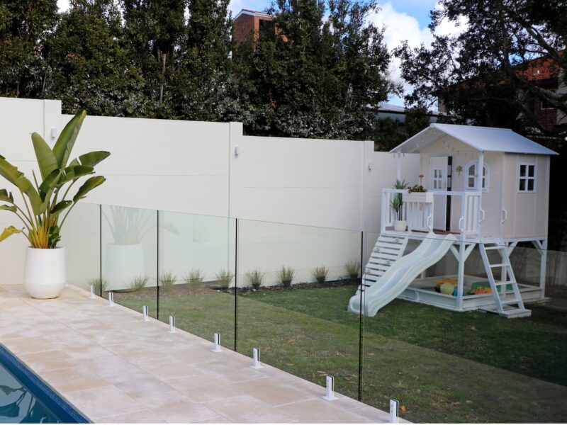 VogueWall boundary wall gives privacy to the backyard