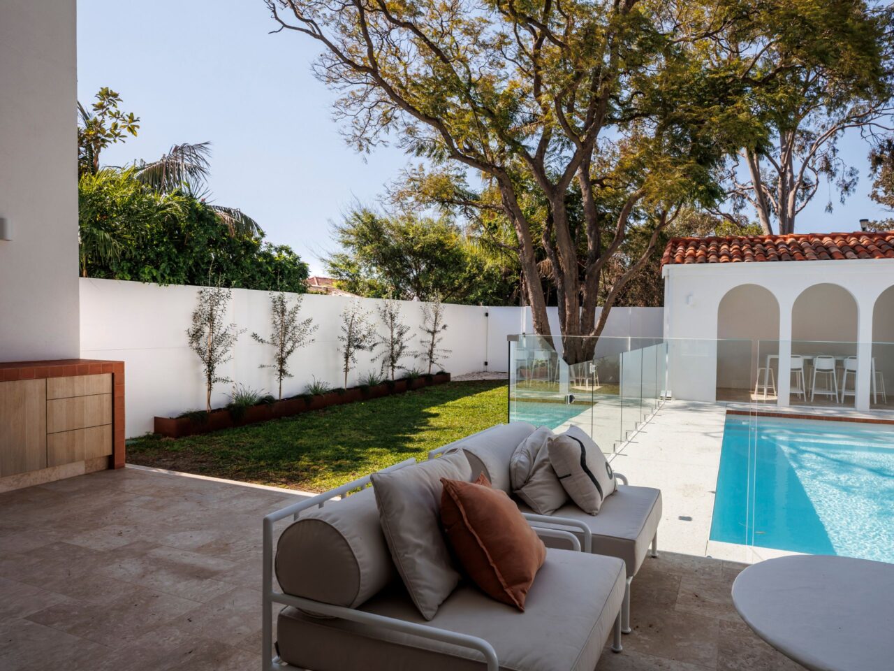 Spanish architecture creates a sleek, minimalist appeal