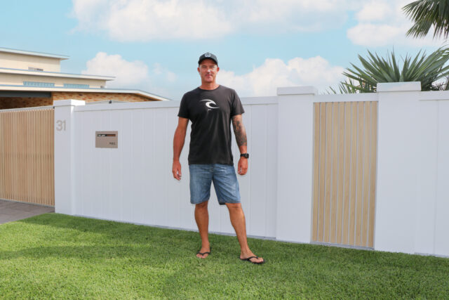 Blake Devine DIY font fence EstateWall