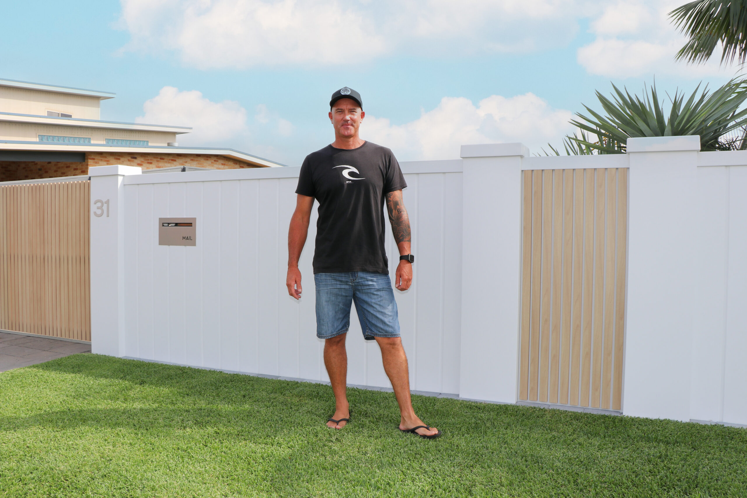 Blake Devine DIY font fence EstateWall