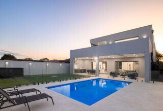 TrendWall Boundary Wall around pool area