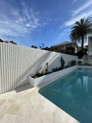 Trendwall with vertical slats BurraneerBay