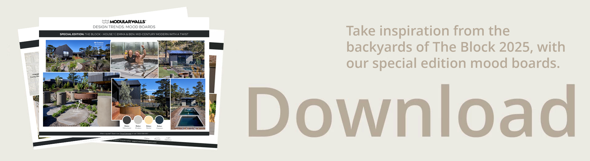 The Block 2025 Mood Board