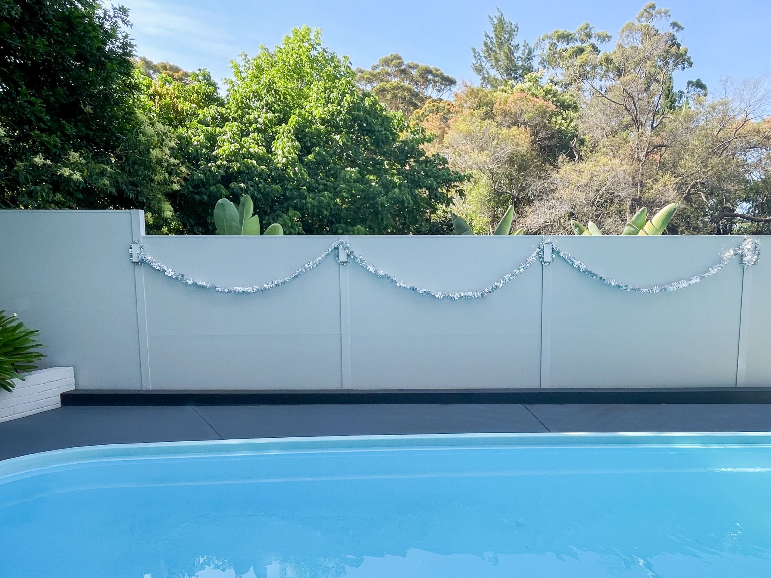 DIY Christmas Cheer is easy with tinsel and ModularWalls