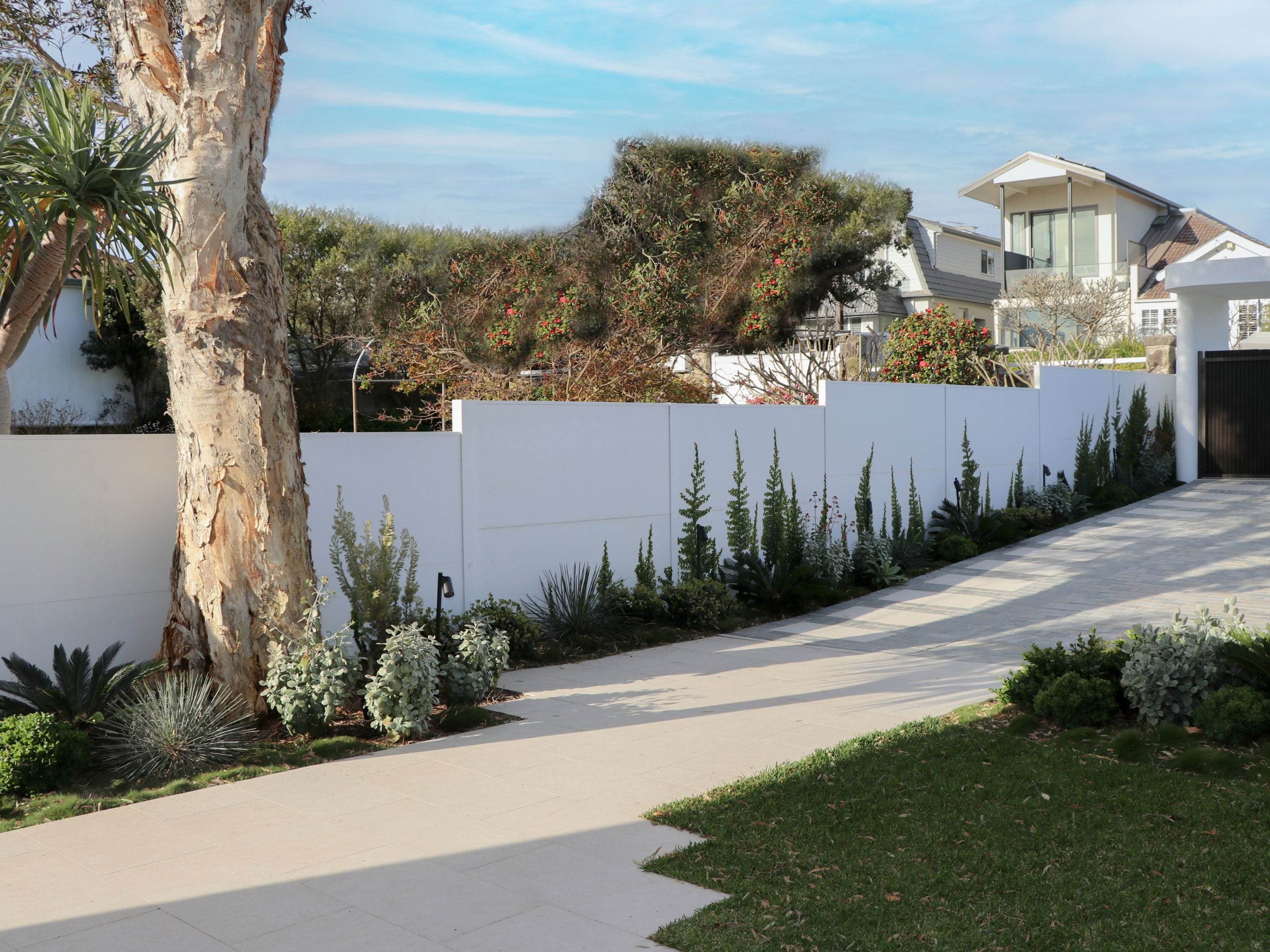 A new fence or outdoor wall provides an instant transformation
