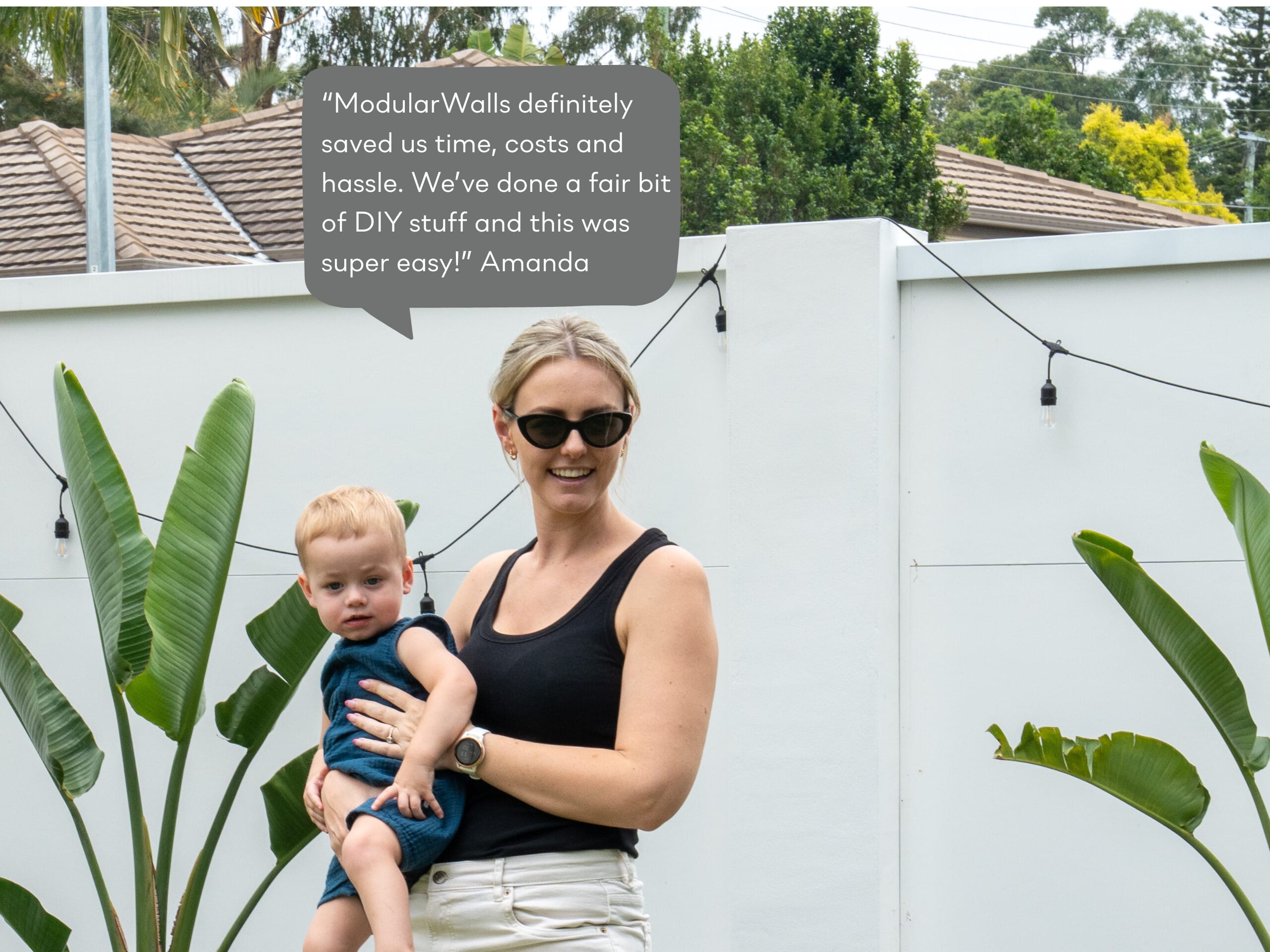 ModularWalls are DIY friendly allowing for a cost-effective yet premium fence option