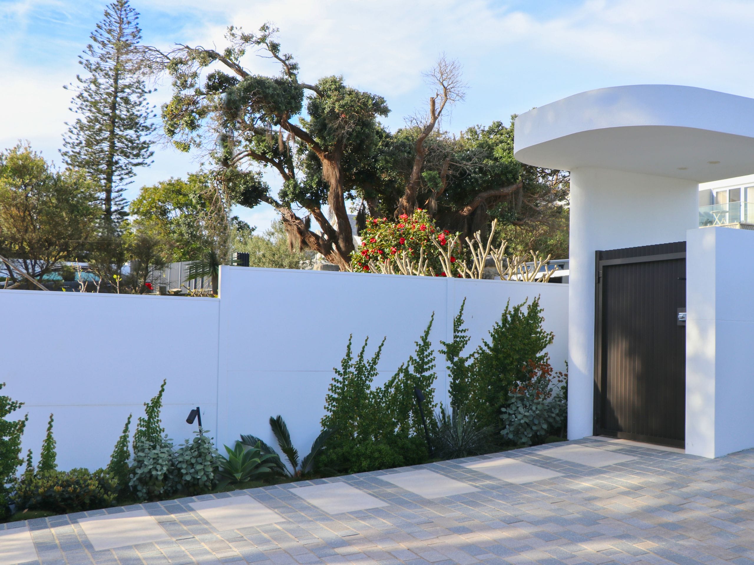 Climbing plants require little upkeep but provide maximum effect