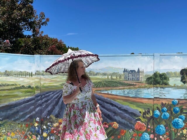 Fence artwork is the finishing touch for Michelle's home