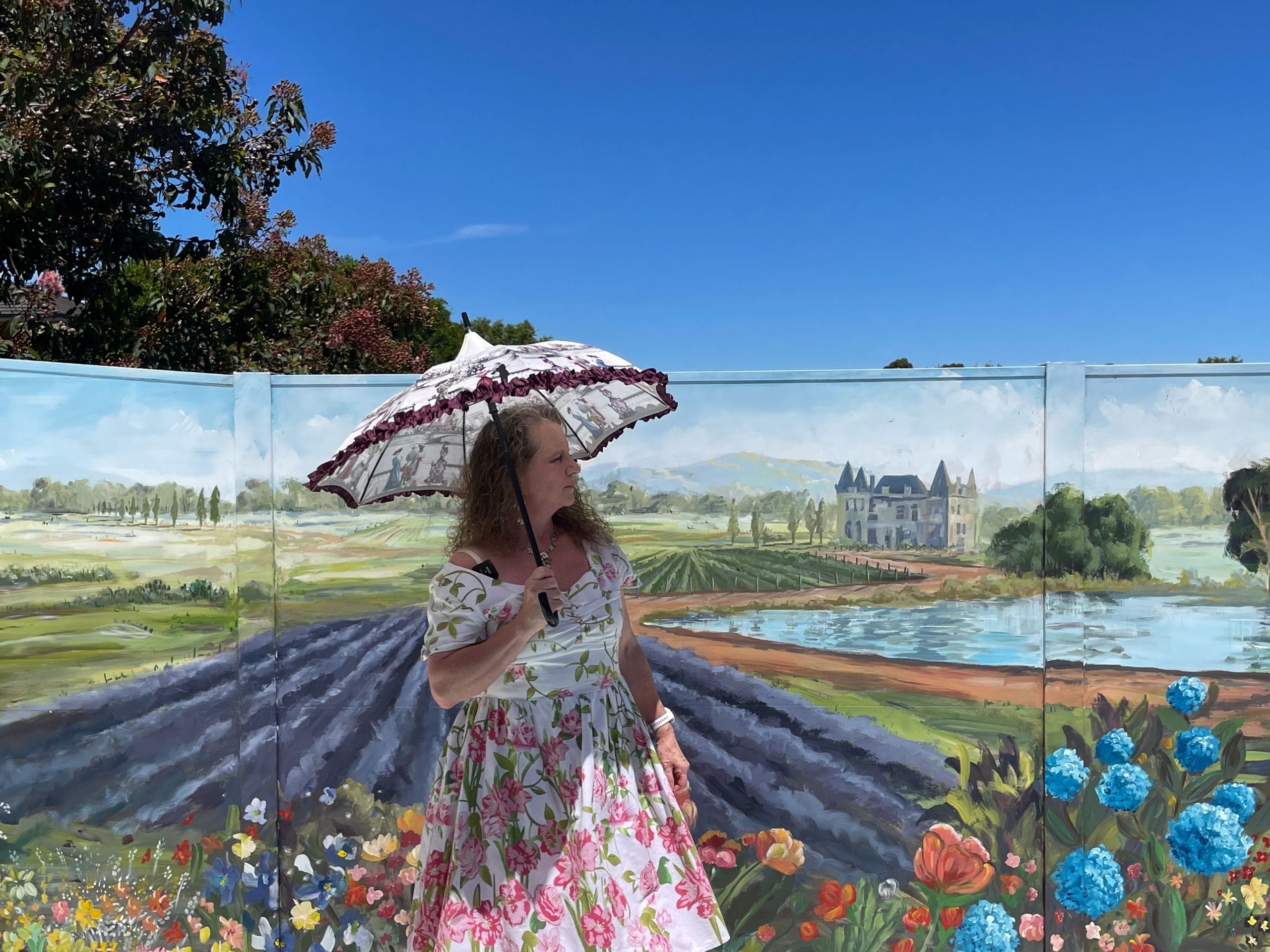 Fence artwork is the finishing touch for Michelle's home