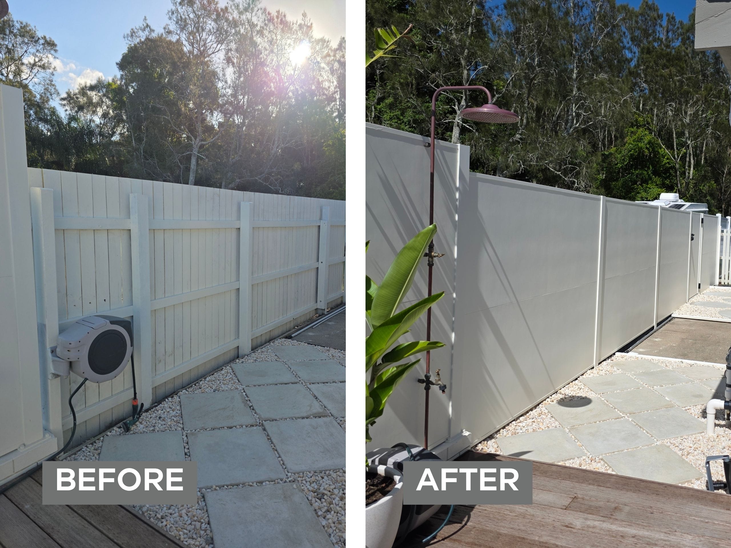One of the standout benefits was the integrated acoustic panelling and noise-reduction performance. Living beside a public reserve meant that extra privacy was essential.