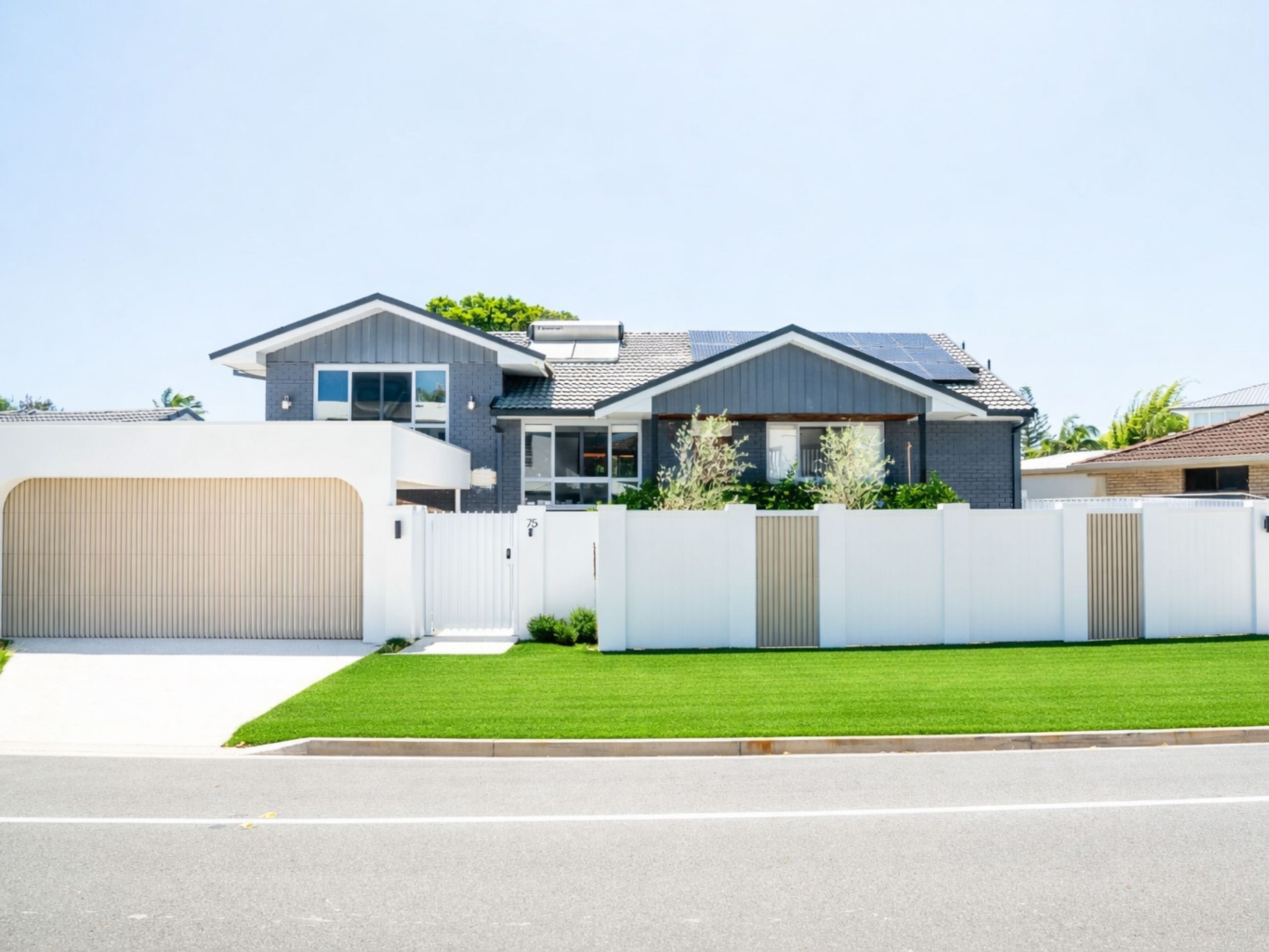 A designer coastal fence is easy with ModularWalls