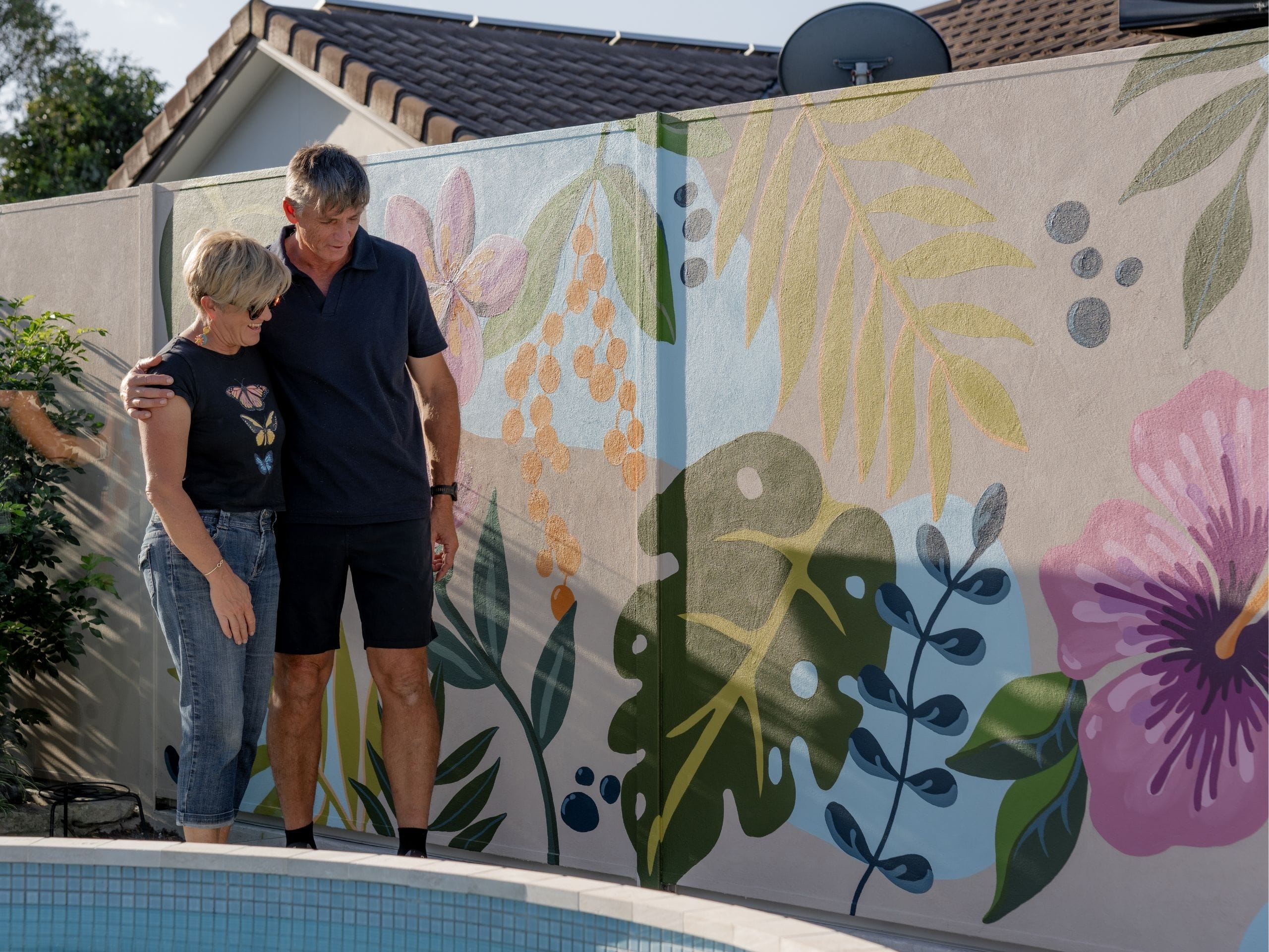 The result of their project? The result is a peaceful outdoor retreat where the family can relax without feeling overlooked.