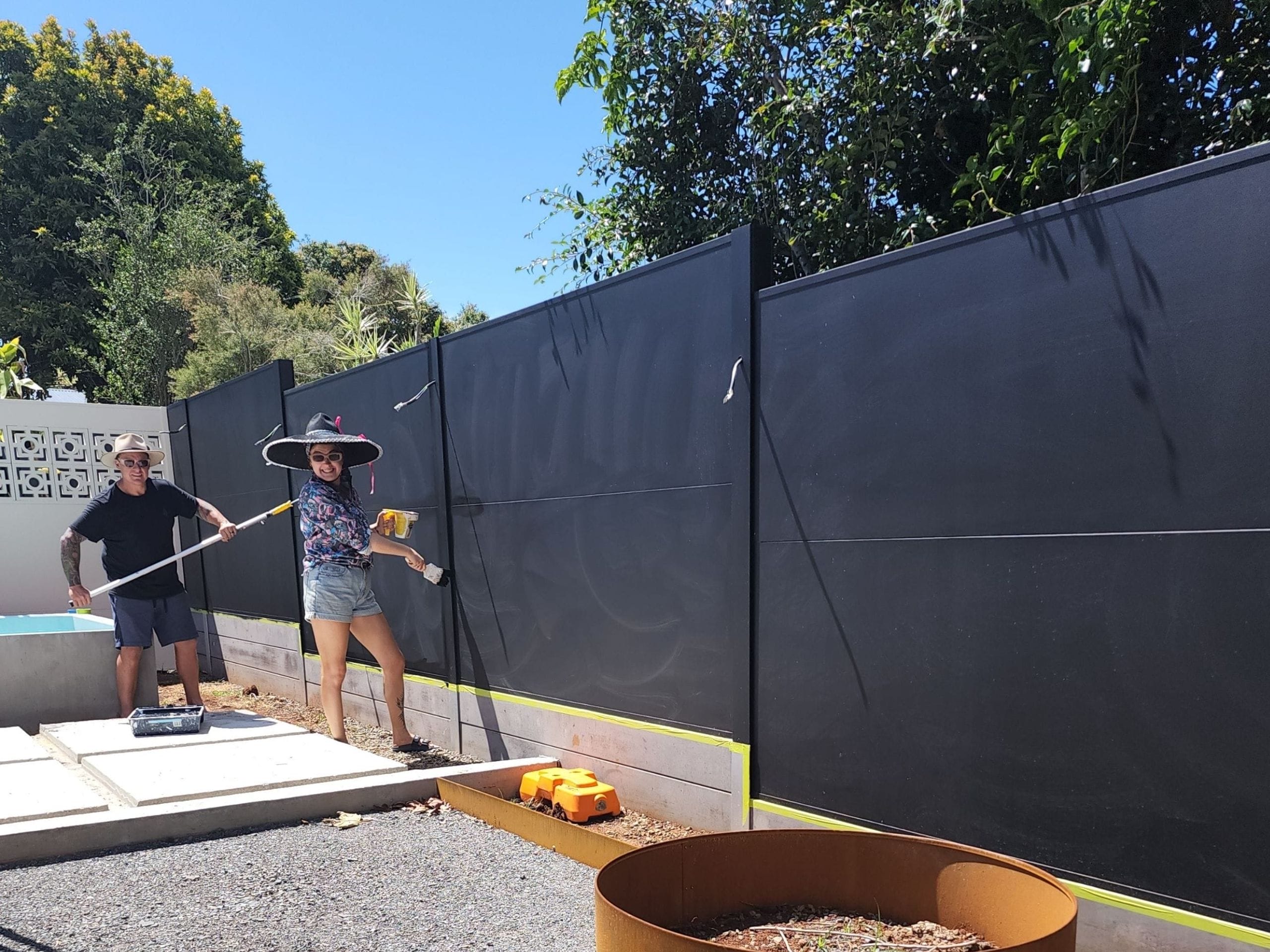 Check out Jimmy and Tam's Palm springs paradise featuring TrendWall